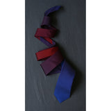 blue silk tie by Niki Fulton