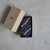 Botanical DNA linen tie designed by Niki Fulton