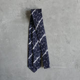 Botanical DNA linen tie designed by Niki Fulton