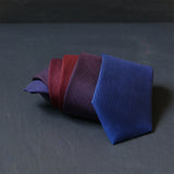 Blue silk tie by Niki Fulton